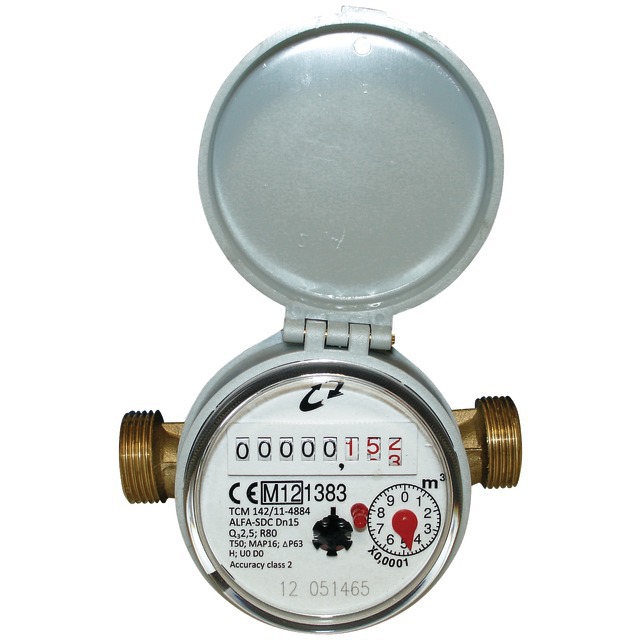 Compteur D'eau 16 BAR 3 M3/HEURE Male 3/4" 20X27 référence fournisseur 33080615